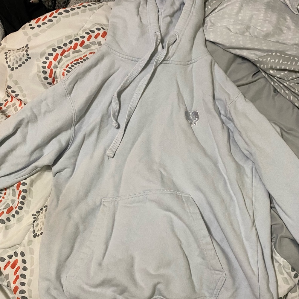 Blue sweatshirt